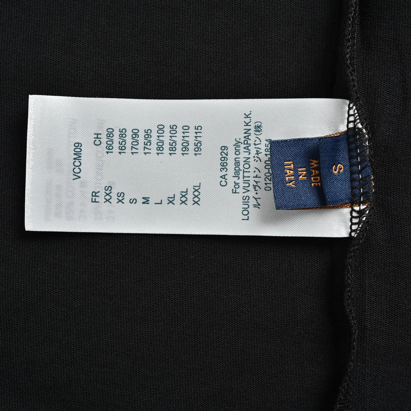 Louis Vuitton/Louis Vuitton front and back letter woven embroidered short sleeves